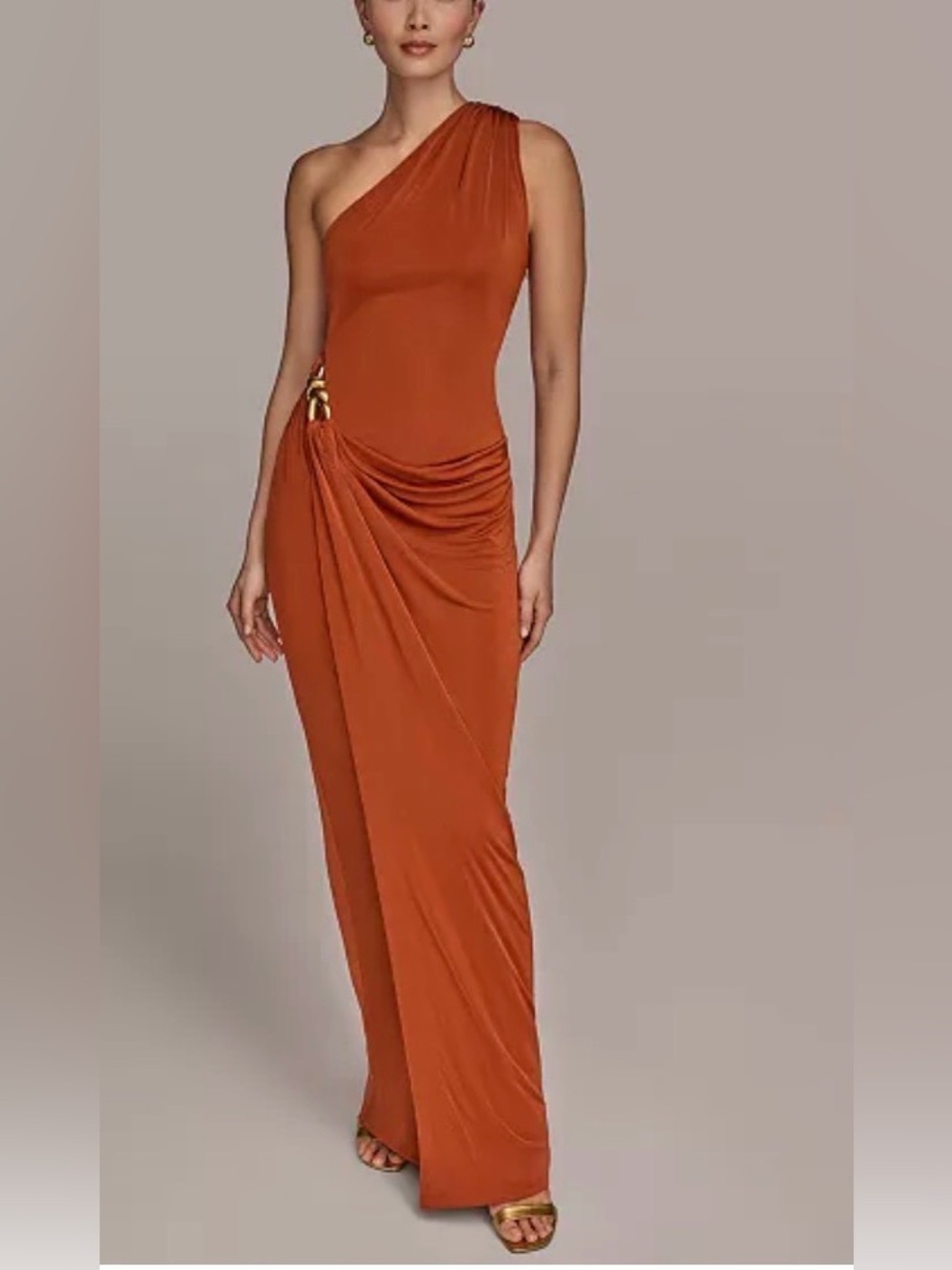 Donna Karan One-Shoulder Stretch
Jersey Gown